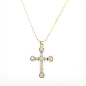 Diamond Cross Necklace #1987